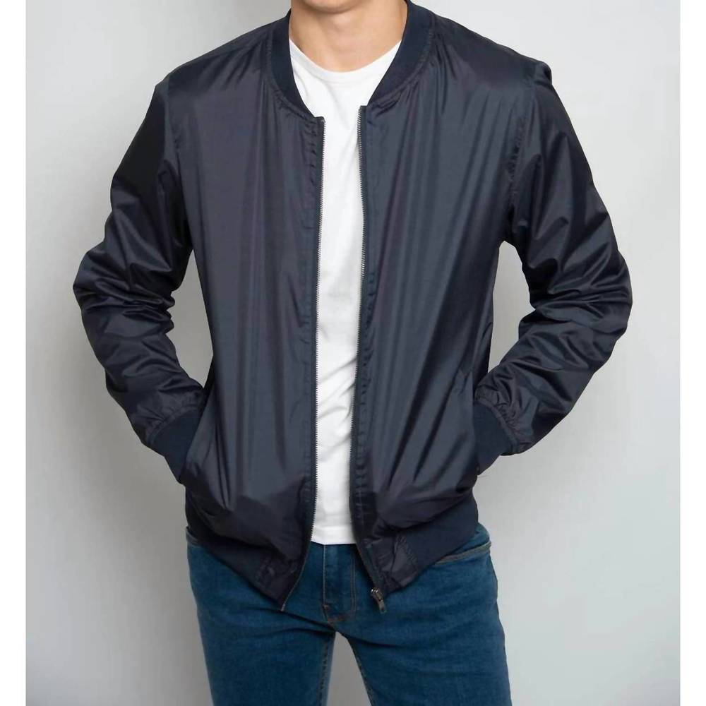 NEW SOULSTAR men's game mode bomber jacket in navy